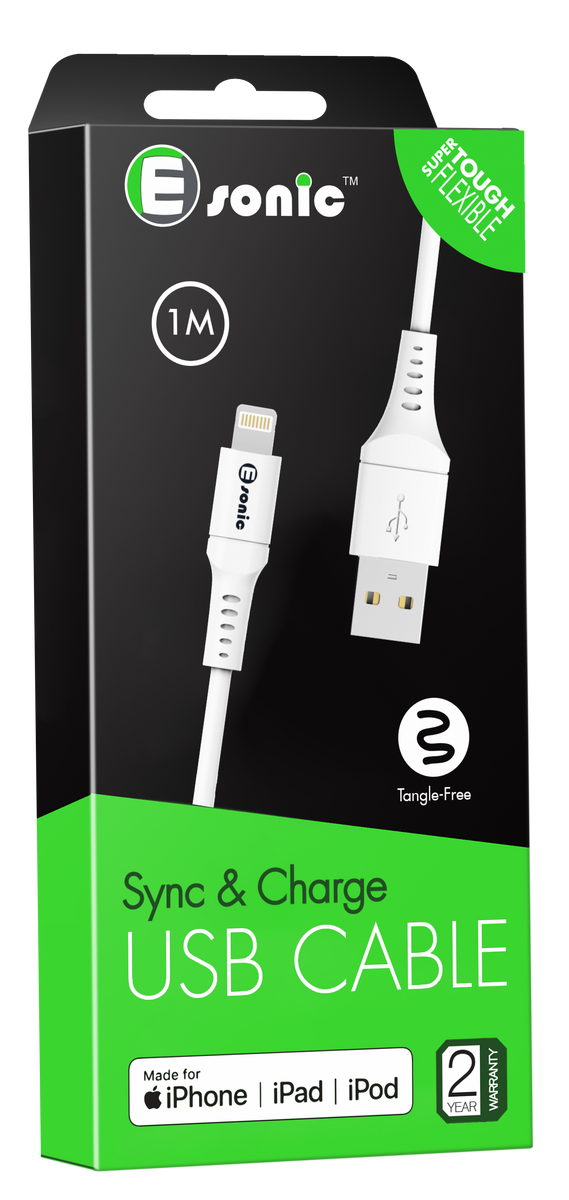 MFI ECO FRIENDLY LIGHTNING CABLE 1M Esonic