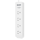 4 OUTLET POWERBOARD WHITE