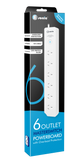 6 OUTLET MASTERSWITCH POWERBOARD