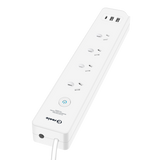 4 OUTLET MASTERSWITCH POWERBOARD DUAL TYPE-C AND USB-A