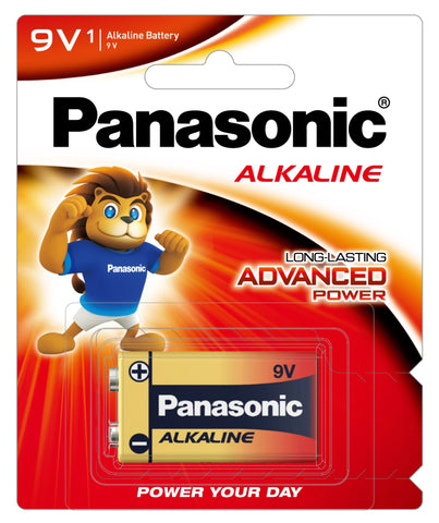 PANASONIC RED ALKALINE 9V 1PK