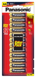 PANASONIC RED ALKALINE AA 12PK