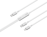 2IN1 USB TYPEC CABLE BRAIDED PD