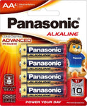 PANASONIC RED ALKALINE AA 4PK