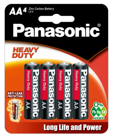 PANASONIC RED HD AA 4PK