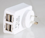 4 USB Wall Charger 4.8A