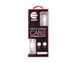 MFI Lightning to USB Flat Cable White