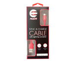 MFI Lightning to USB Flat Cable Red