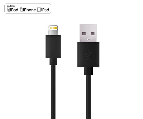 MFI Lightning TO USB Cable Black