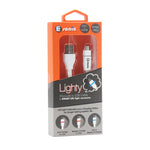 Lighty LED Flash USB Cable Microusb (For Android devices)
