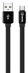 Premium Eco Microusb Flat Cable (Black)